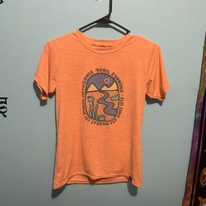 Orange patagonia t-shirt